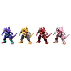 Statua Godzilla x Evangelion Gekizou Series 4-Pack Type-3 Kiryu Eva colour Ver. Metallic color Limited Ver. 9 cm