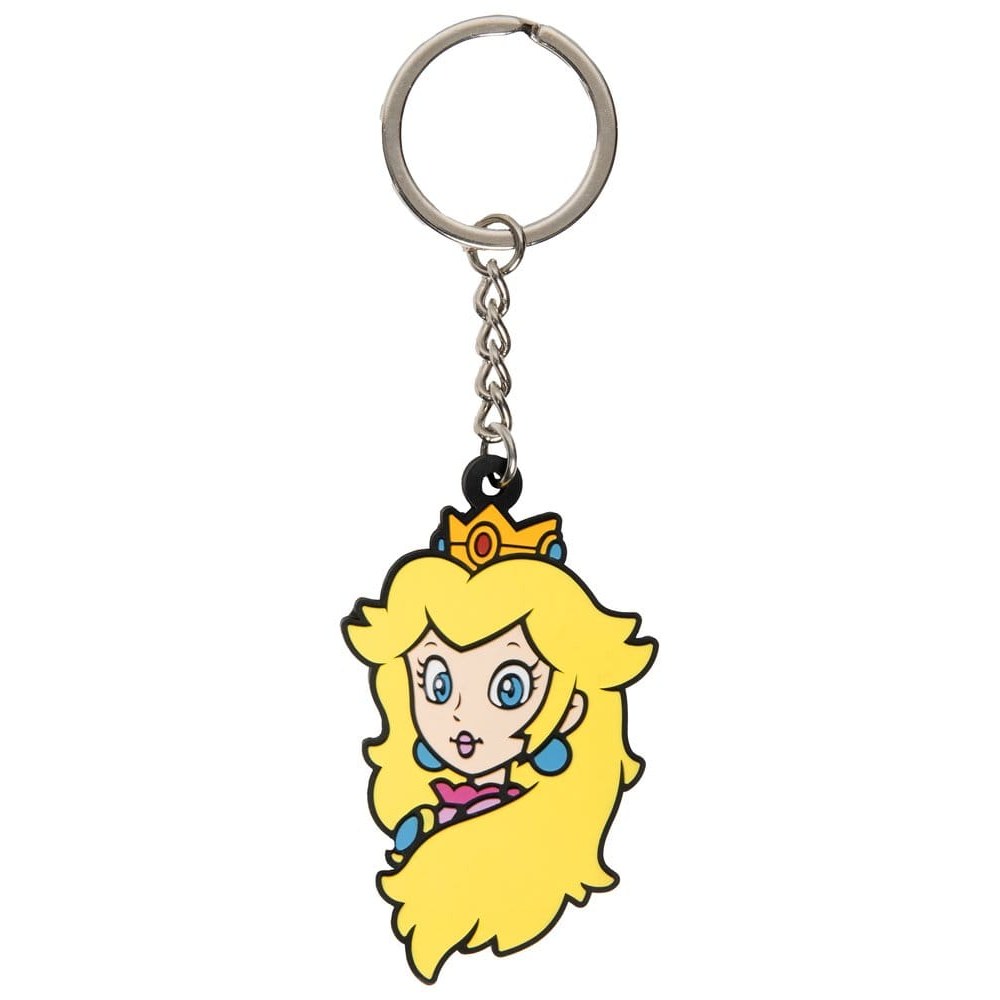 Portachiavi Super Mario Princess Peach PVC 6 cm DS Modellismo Portachiavi Super Mario Princess Peach PVC 6 cm