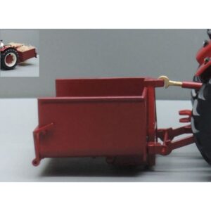 Cassonetto Rosso con Attacco Idraulico A Tre Punti 1:32