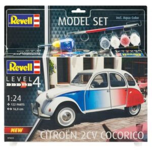 1/24 Model Set Citroen 2 CV Coccorico