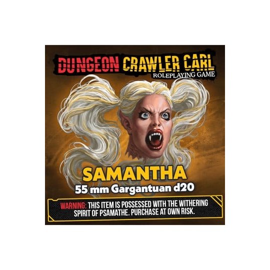 Dungeon Crawler Carl Dice d20 Samantha 5.5 cm DS Modellismo Dungeon Crawler Carl Dice d20 Samantha 5.5 cm
