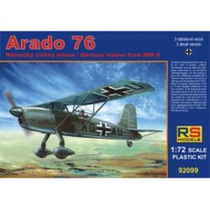 1/72 Arado 76 in A/B Schulen (3 decal v. for Luftwaffe) Photoetched Parts