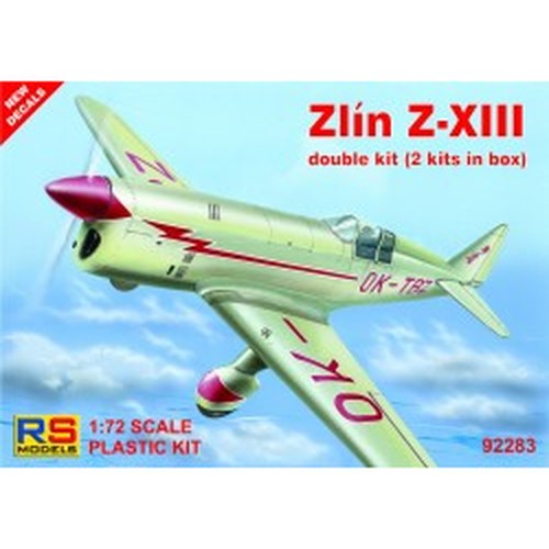 1/72 Zl¡n Z-xiii double kit (4 decal v. for Czechoslovakia, Yugoslavia) DS Modellismo 1/72 Zl¡n Z-xiii double kit (4 decal v. for Czechoslovakia, Yugoslavia)