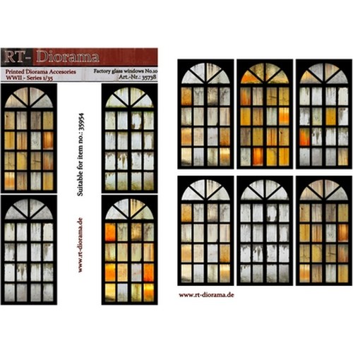 1/35 Printed Accesories: Factory in vetro Windows Nr.10 DS Modellismo 1/35 Printed Accesories: Factory in vetro Windows Nr.10