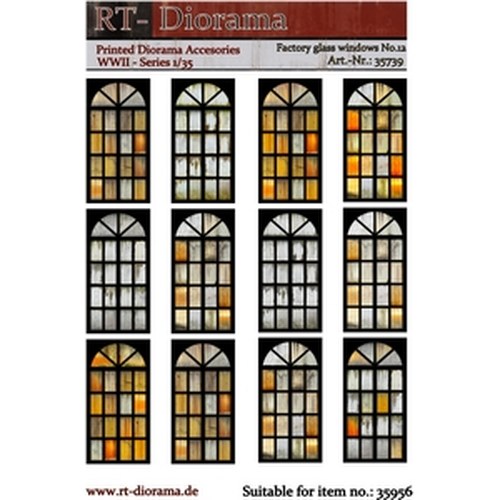 1/35 Printed Accesories: Factory in vetro Windows Nr.12 DS Modellismo 1/35 Printed Accesories: Factory in vetro Windows Nr.12
