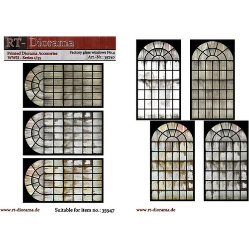 1/35 Printed Accesories: Factory in vetro Windows Nr.4 DS Modellismo 1/35 Printed Accesories: Factory in vetro Windows Nr.4