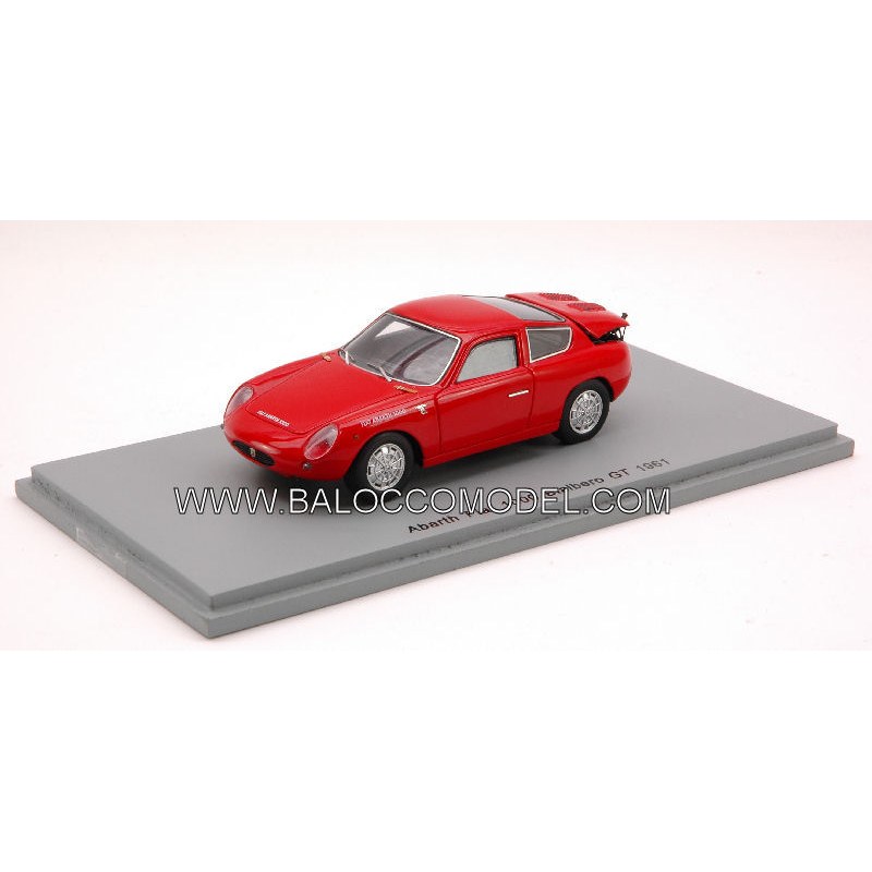 Abarth 1000 Bialbero GT 61 Red 1:43 DS Modellismo Abarth 1000 Bialbero GT 61 Red 1:43