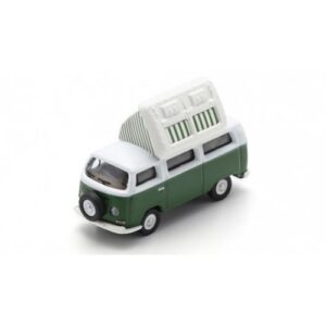 VW T2 Campingbus Green/White Die Cast 1:87