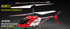R/C Helicopter with altitude hold in 2.4Ghz