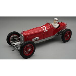 Alfa Romeo P3 TIPO B N.12 Winn.French GP 1932 T.Nuvolari W/Driver 1:18