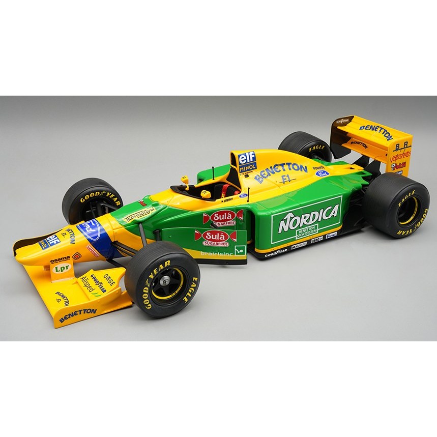 Benetton B193B 1993 Barcellona Test M.Alboreto 1:18 DS Modellismo Benetton B193B 1993 Barcellona Test M.Alboreto 1:18