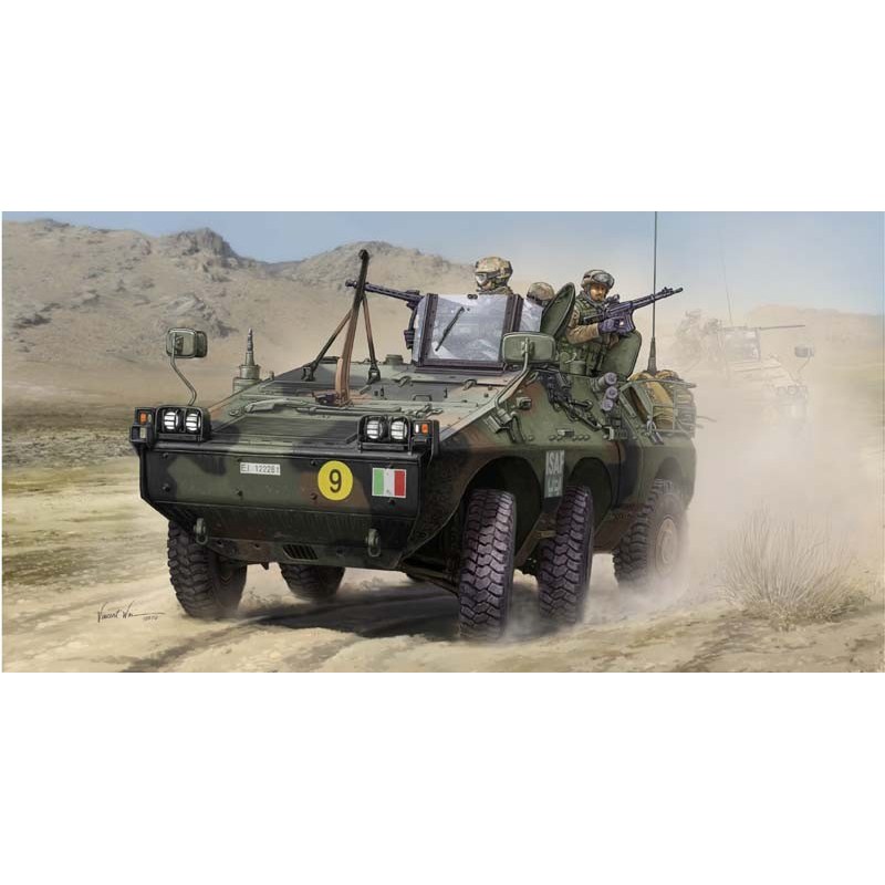 Italian Puma 6x6 Wheeled AFV Kit 1:35 DS Modellismo Italian Puma 6x6 Wheeled AFV Kit 1:35