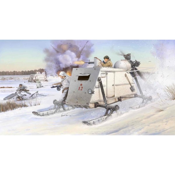 Soviet NKL-26 Armoured Aerosan DS Modellismo Soviet NKL-26 Armoured Aerosan