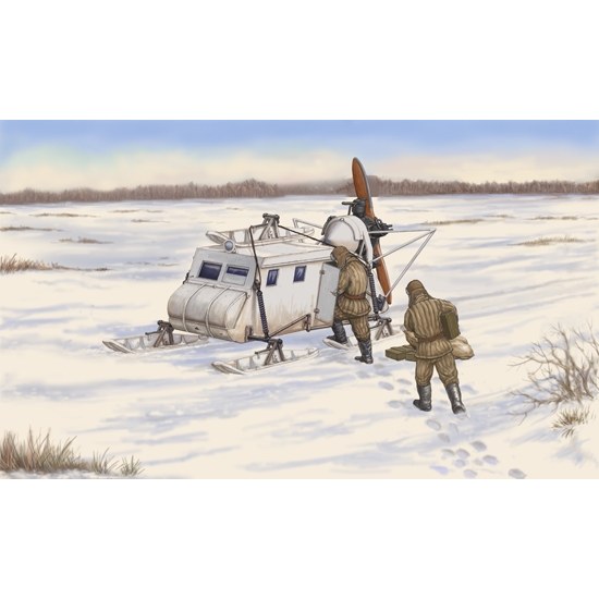 Soviet NKL-16 Armoured Aerosan DS Modellismo Soviet NKL-16 Armoured Aerosan