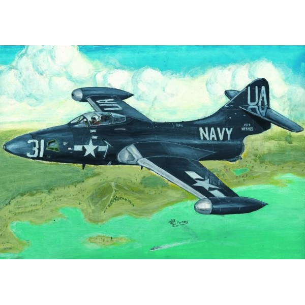 US Navy F9F-2P Panther DS Modellismo US Navy F9F-2P Panther