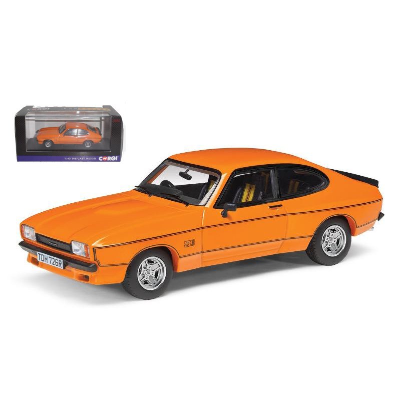 Ford Capri Mk2 3.0S X-Pack Signal Orange 1:43 DS Modellismo Ford Capri Mk2 3.0S X-Pack Signal Orange 1:43