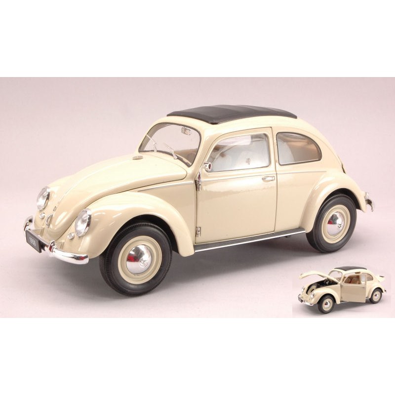 VW Classic Beetle 1952 Cream 1:18 DS Modellismo VW Classic Beetle 1952 Cream 1:18