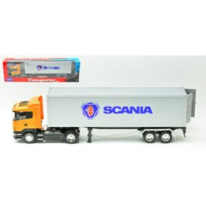 Scania R470 W/Trailer Orange/Silver 1:32