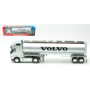 Volvo FH 4x2 Tractor Silver W/Silver Oil Tanker 1:32