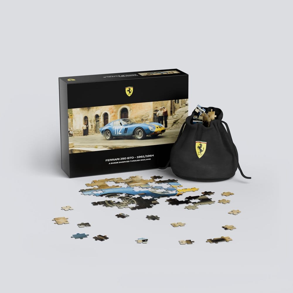 Puzzle Ferrari 250GTO Premium A Swede Swerves Through Sicilians (1000 pieces) 97 x 34 cm DS Modellismo Puzzle Ferrari 250GTO Premium A Swede