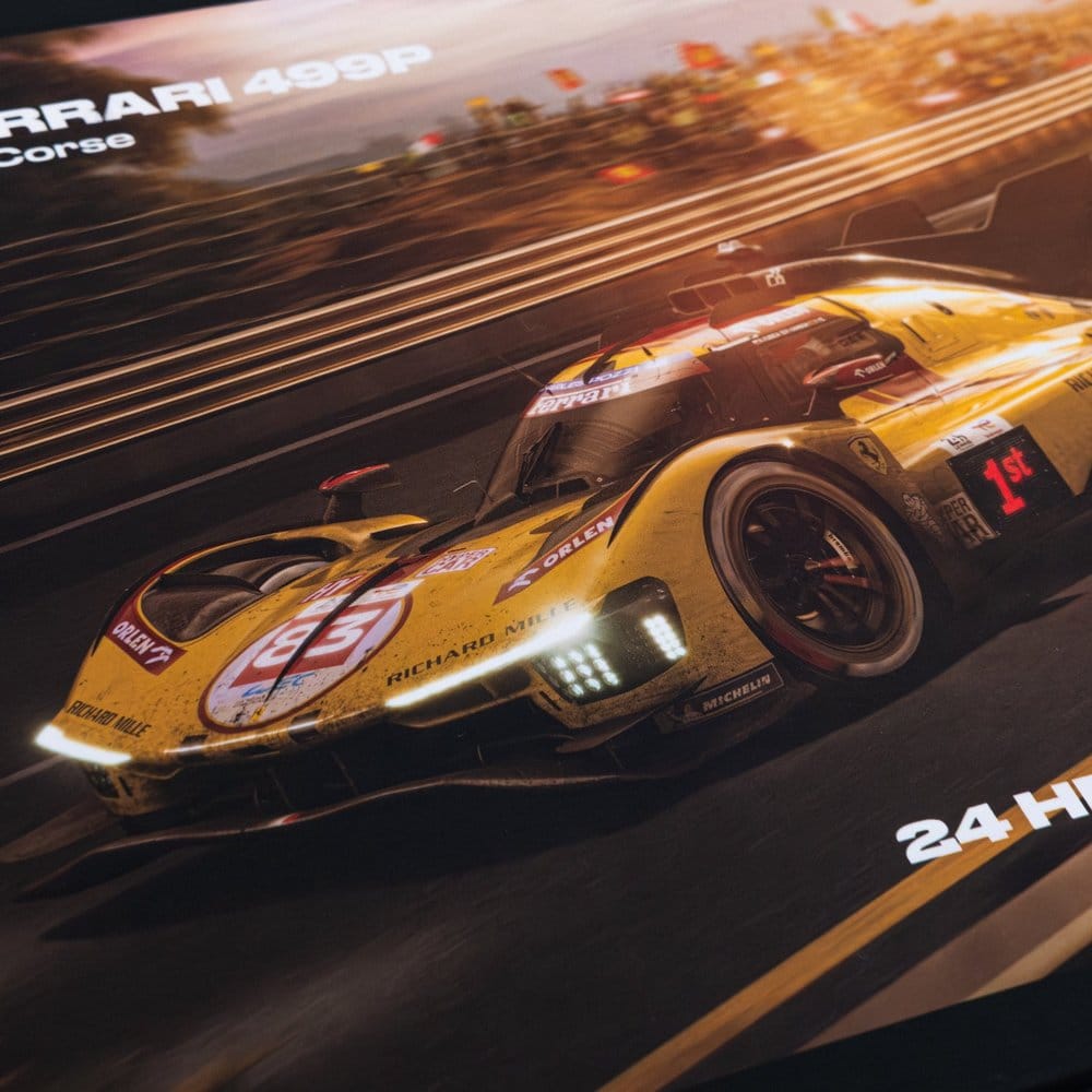 Puzzle Ferrari AF Corse 499P 24 Heures du Mans 2025 Winner (1000 Pieces) 48 x 68 cm DS Modellismo Puzzle Ferrari Af Corse 499P 24 Heures du - vista 5