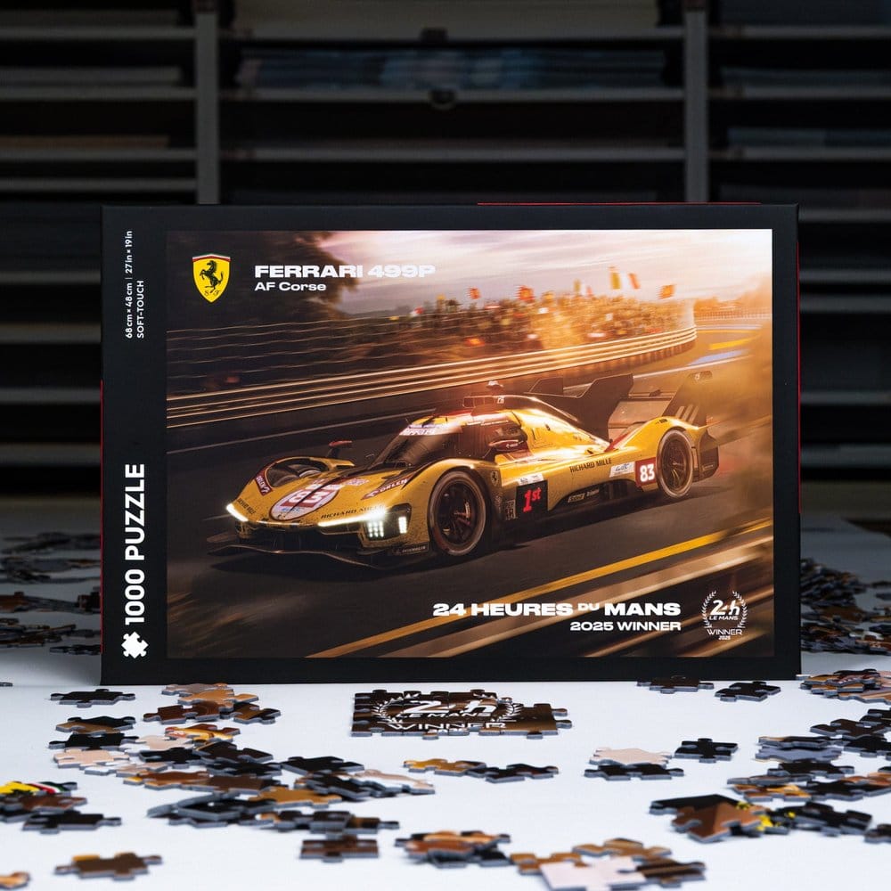 Puzzle Ferrari AF Corse 499P 24 Heures du Mans 2025 Winner (1000 Pieces) 48 x 68 cm DS Modellismo Puzzle Ferrari Af Corse 499P 24 Heures du - vista 3