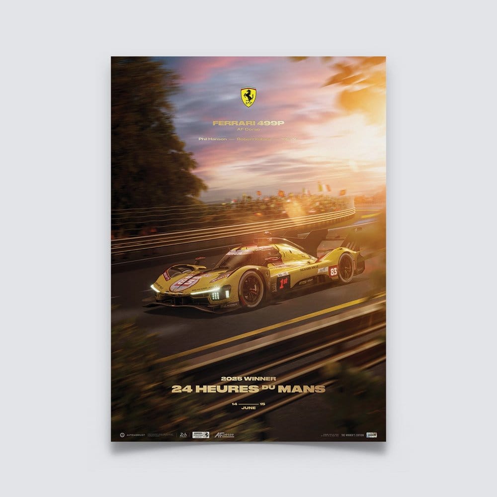 Puzzle Ferrari AF Corse 499P 24 Heures du Mans 2025 Winner (1000 Pieces) 48 x 68 cm DS Modellismo Puzzle Ferrari Af Corse 499P 24 Heures du - vista 6
