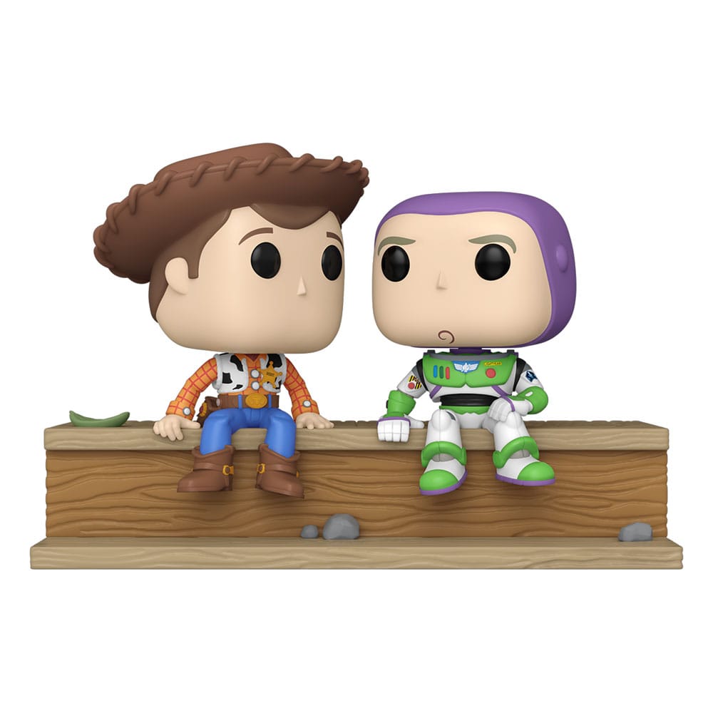 Toy Story POP Moment Vinyl Figures Woody and Buzz (30th Anniversary) 9 cm DS Modellismo Toy Story POP Moment Woody Buzz