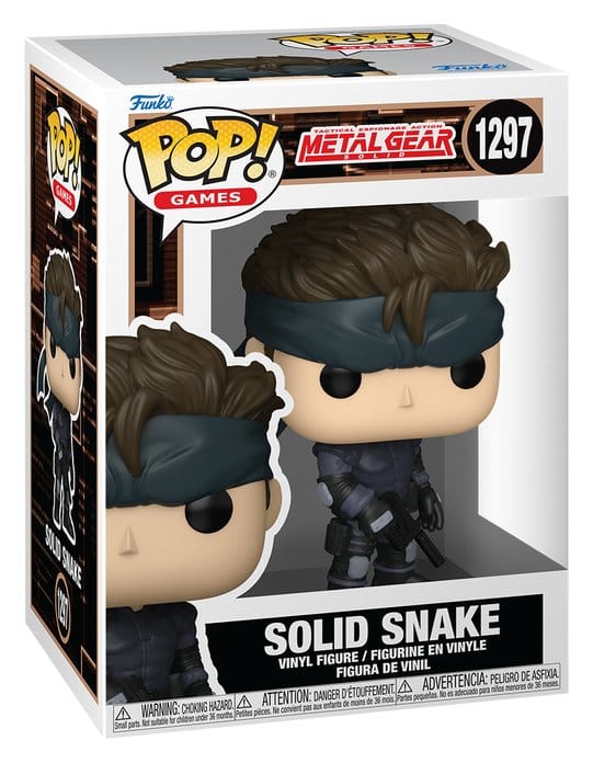 in metallo Gear Solid POP! Games Vinyl Figure Solid Snake 9 cm - Damaged packaging DS Modellismo in metallo Gear Solid POP! Games Solid Snake - vista 2