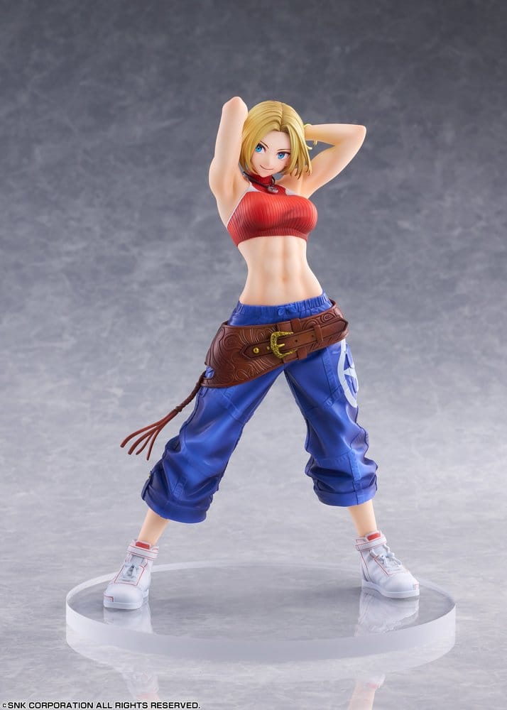 Fighting Girls Collection The King of Fighters XV PVC Figure 1/7 Blue Mary 26 cm DS Modellismo Fighting Girls King Fighters XV Blue Mary