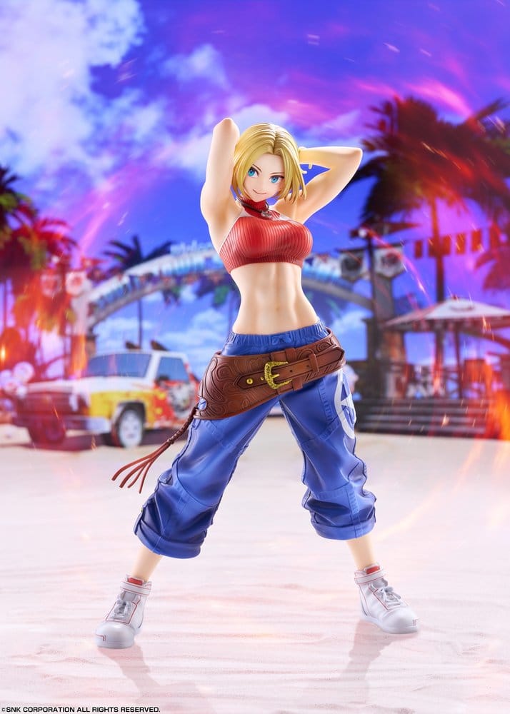 Fighting Girls Collection The King of Fighters XV PVC Figure 1/7 Blue Mary 26 cm DS Modellismo Fighting Girls King Fighters XV Blue Mary - vista 2