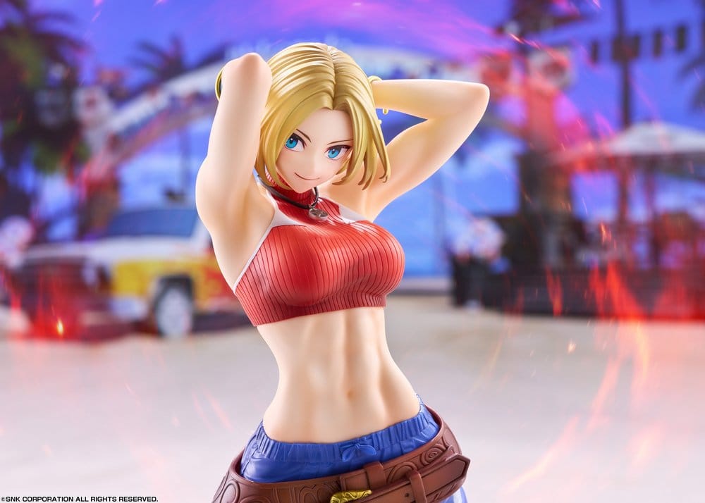 Fighting Girls Collection The King of Fighters XV PVC Figure 1/7 Blue Mary 26 cm DS Modellismo Fighting Girls King Fighters XV Blue Mary - vista 4