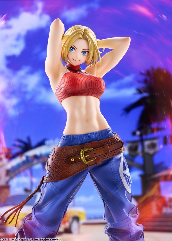 Fighting Girls Collection The King of Fighters XV PVC Figure 1/7 Blue Mary 26 cm DS Modellismo Fighting Girls King Fighters XV Blue Mary - vista 5