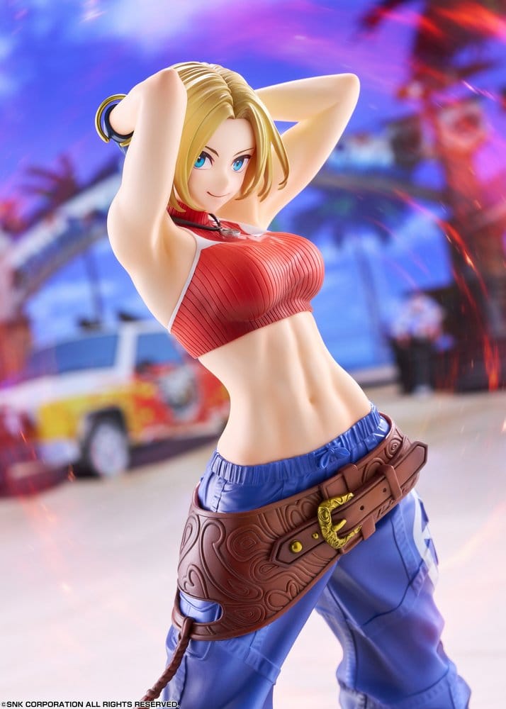 Fighting Girls Collection The King of Fighters XV PVC Figure 1/7 Blue Mary 26 cm DS Modellismo Fighting Girls King Fighters XV Blue Mary - vista 3