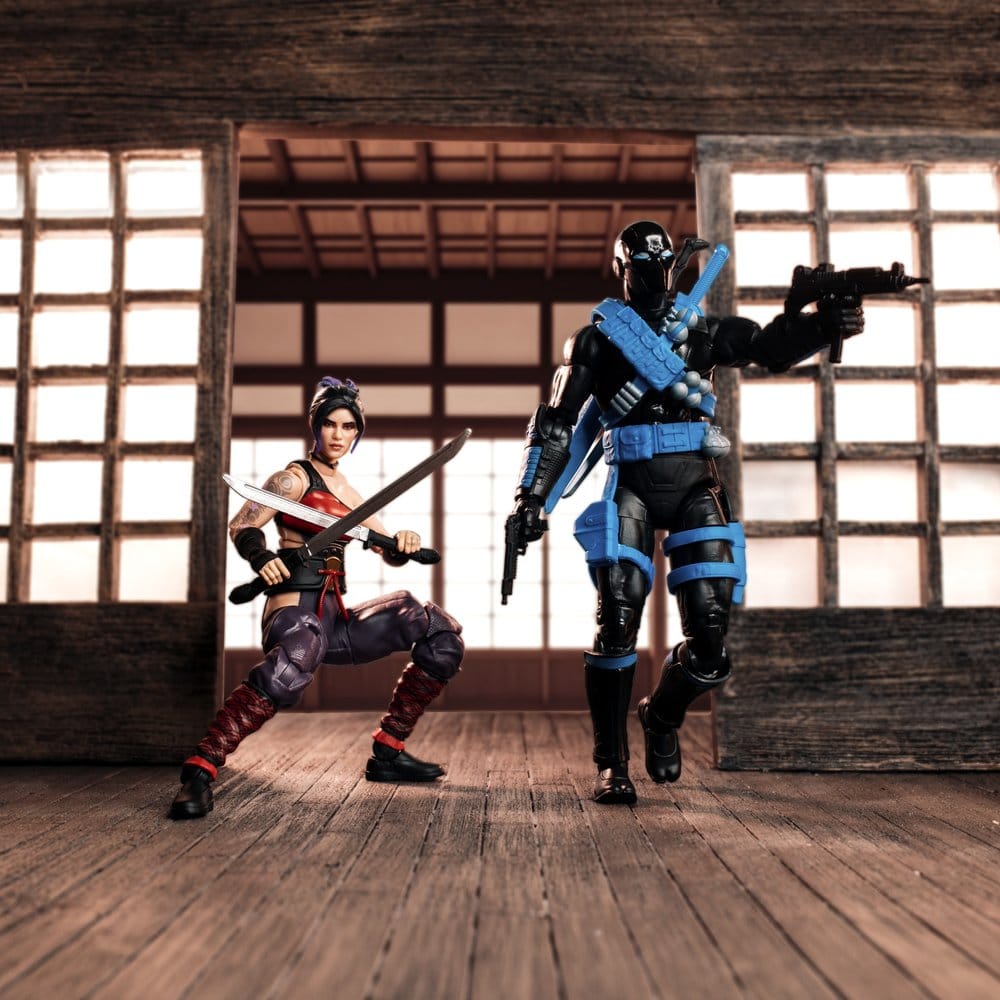 G.I. Joe Classified Series Action Figure 2-Pack Snake Eyes & Kim "Jinx" Arashikage 15 cm DS Modellismo G.I. Joe Classified Action Snake Eyes & Kim - vista 3
