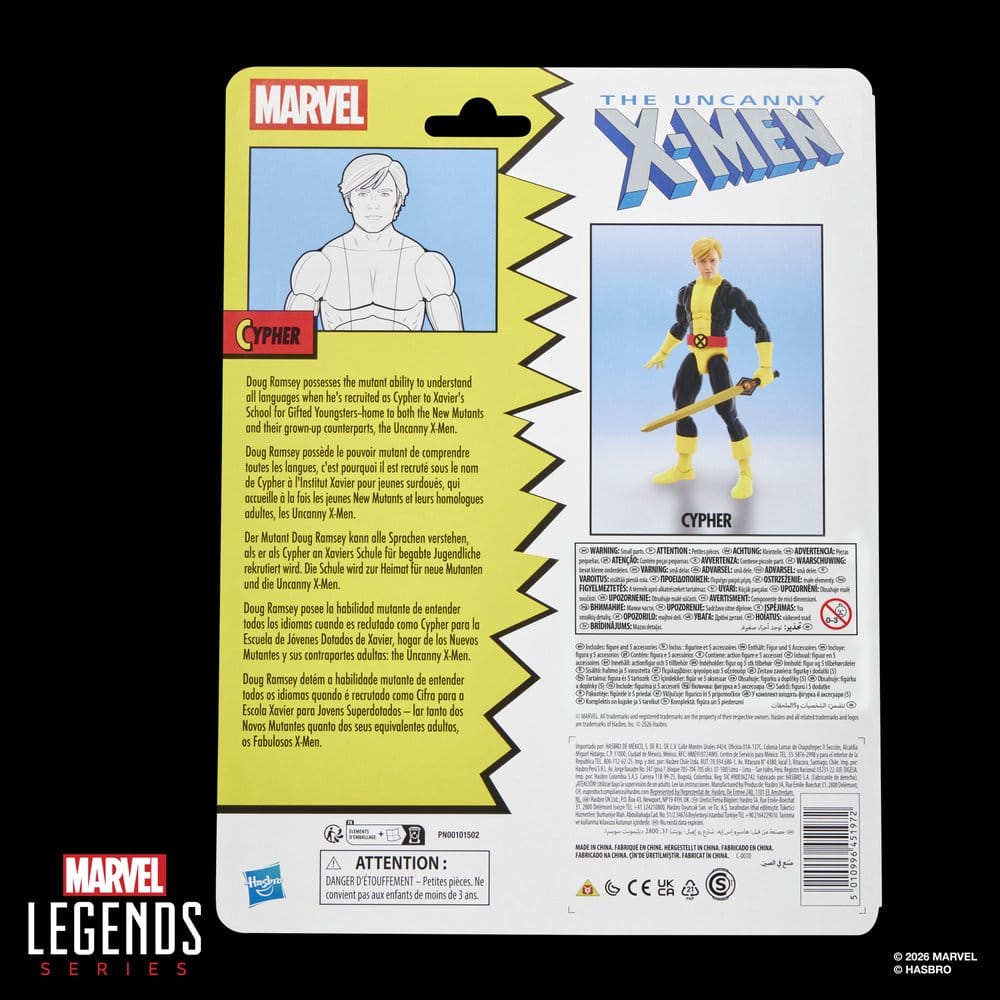 The Uncanny X-Men Marvel Legends Action Figure Cypher 15 cm DS Modellismo Uncanny X-Men Marvel Legends Action Cypher - vista 6