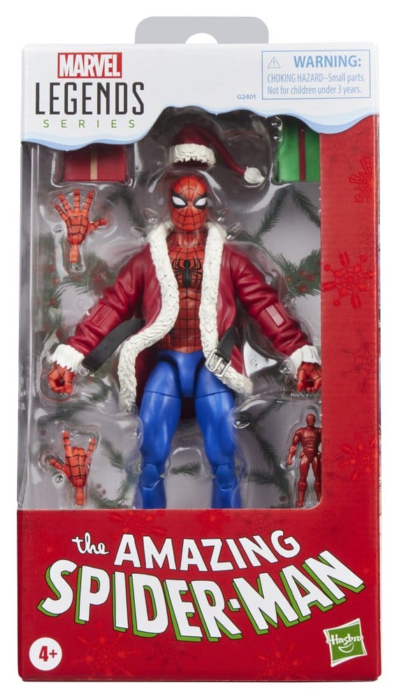 The Amazing Spider-Man Marvel Legends Action Figure Spider-Man (Marvel Holiday Special) 15 cm DS Modellismo Amazing Spider-Man Marvel Legends Action - vista 4