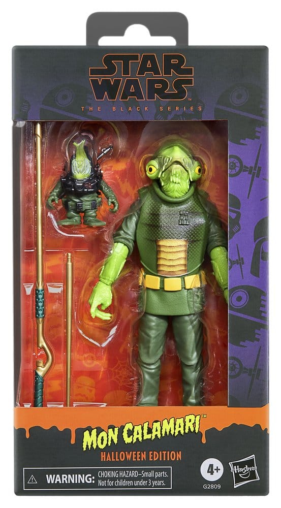 Star Wars Black Series Action Figure Mon Calamari (Halloween Edition) 15 cm DS Modellismo Star Wars Black Action Mon Calamari - vista 3