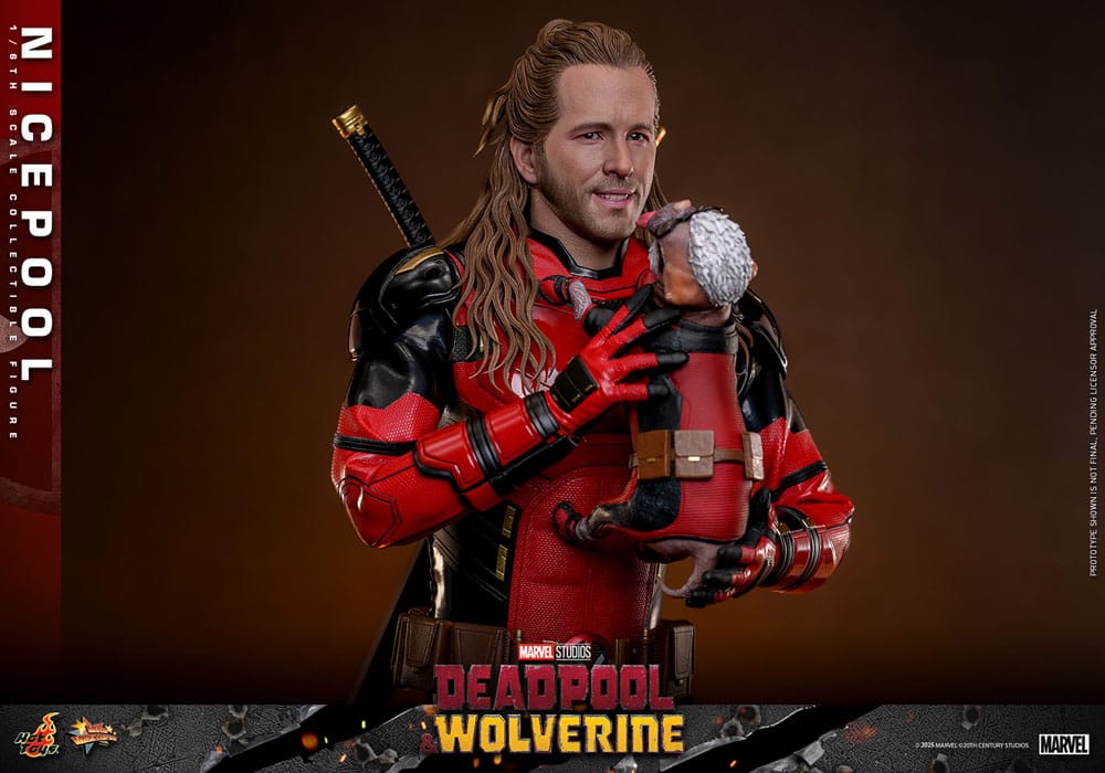 Deadpool & Wolverine Movie Masterpiece Action Figure 1/6 Nicepool 30 cm DS Modellismo Deadpool & Wolverine Movie scala 1/6