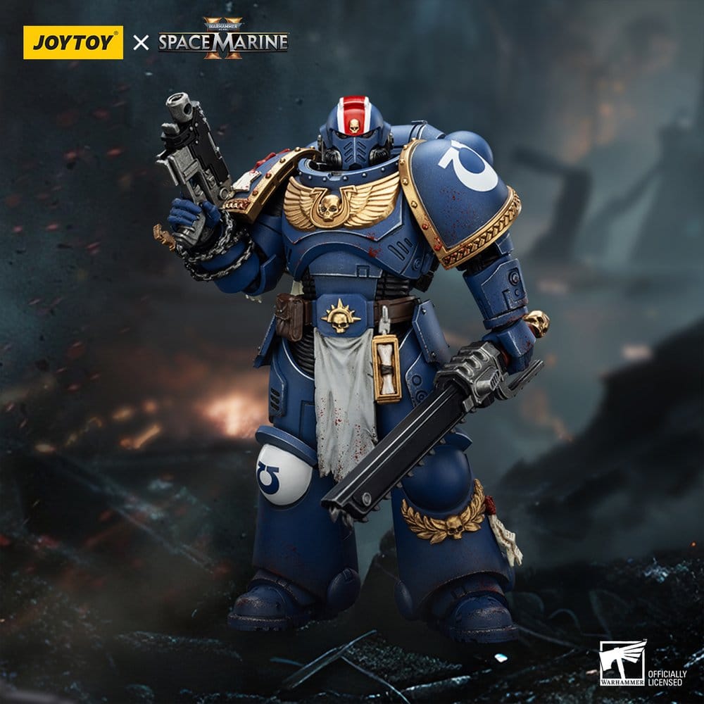 Warhammer 40,000: Space Marine 2 Action Figure Ultramarines Lieutenant Titus Collectors Edition 13 cm DS Modellismo Warhammer 40,000: Space Marine 2 Action - vista 4