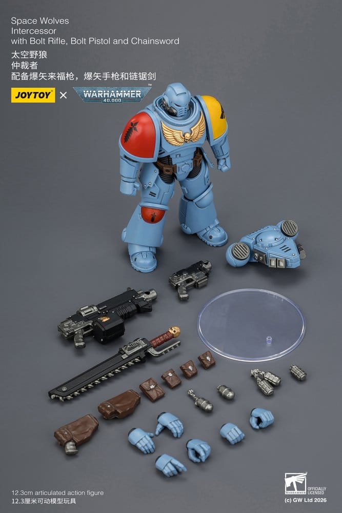 Warhammer 40,000 Action Figure Space Wolves Intercessor 12 cm - Damaged packaging DS Modellismo Warhammer 40,000 Action Space Wolves - vista 5