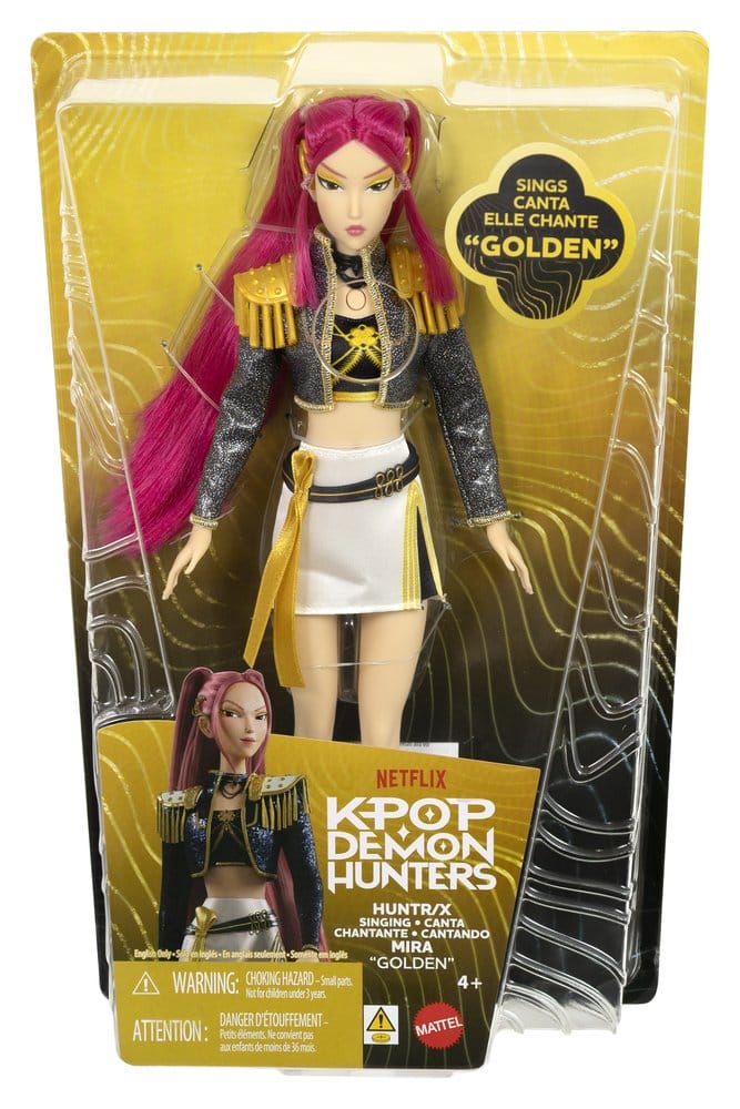 KPop Demon Hunters Singing Doll Huntrix Mira (Golden) DS Modellismo KPop Demon Hunters Singing Doll Huntrix Mira - vista 6