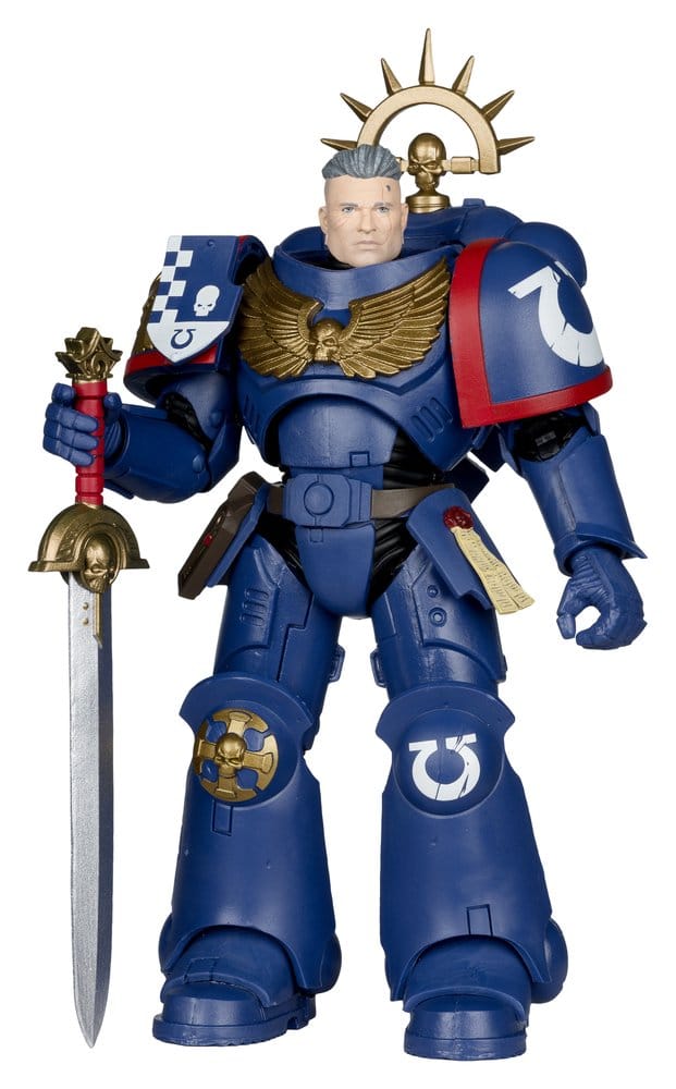 Warhammer 40,000 Total War Action Figure 3rd Company Lieutenant (Ultramarines) 18 cm DS Modellismo Warhammer 40,000 Total War Action 3rd
