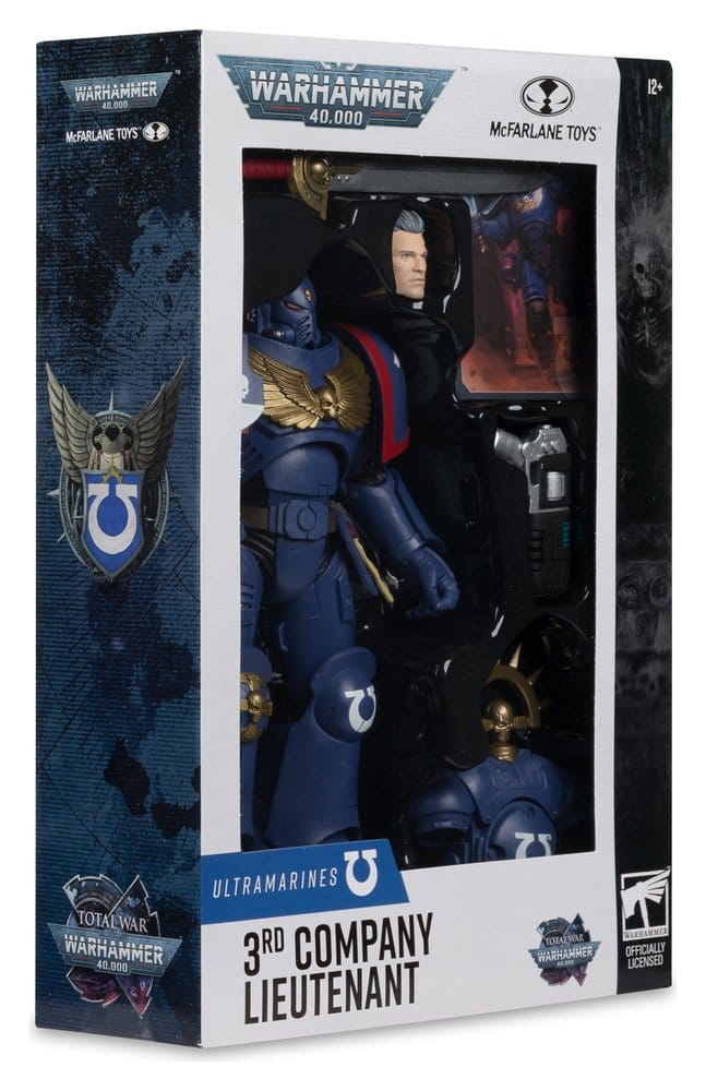 Warhammer 40,000 Total War Action Figure 3rd Company Lieutenant (Ultramarines) 18 cm DS Modellismo Warhammer 40,000 Total War Action 3rd - vista 6