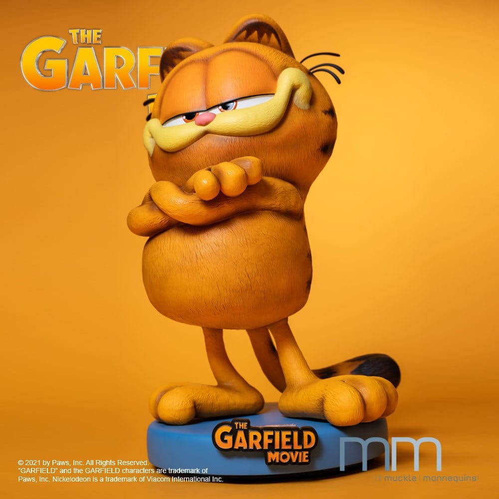 Garfield Movie Life-Size Figure Garfield 90 cm - Damaged packaging DS Modellismo Garfield Movie Life-Size Garfield Damaged - vista 3
