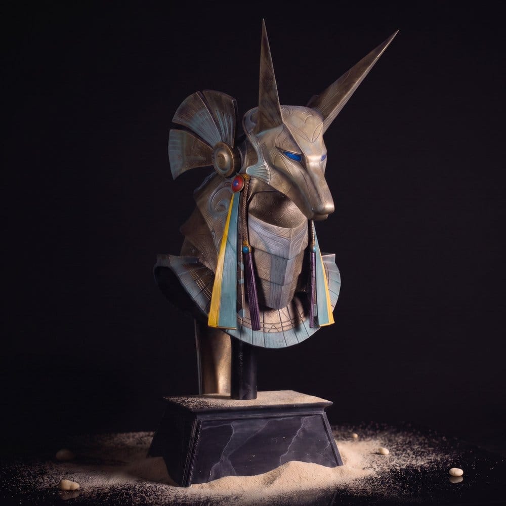 Stargate Desktop Helmet Replica Jackal Guard Helmet Anubis 15 cm DS Modellismo Stargate Desktop Helmet Replica Jackal Guard