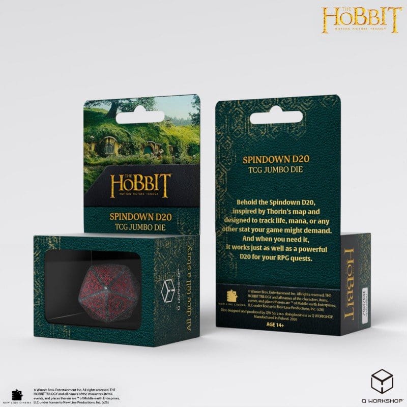 The Hobbit Spindown Jumbo Die Lunaris TCG D20 DS Modellismo Hobbit Spindown Jumbo Die Lunaris Tcg D20 - vista 5