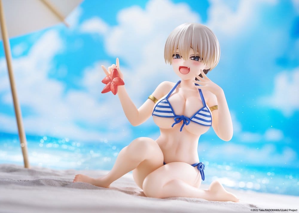 Uzaki-chan Wants to Hang Out! Desktop Cute PVC Figure Hana Uzaki (Swim wear Ver.) 13 cm - Damaged packaging DS Modellismo Uzaki-chan Wants to Hang Out! Desktop Cute - vista 5