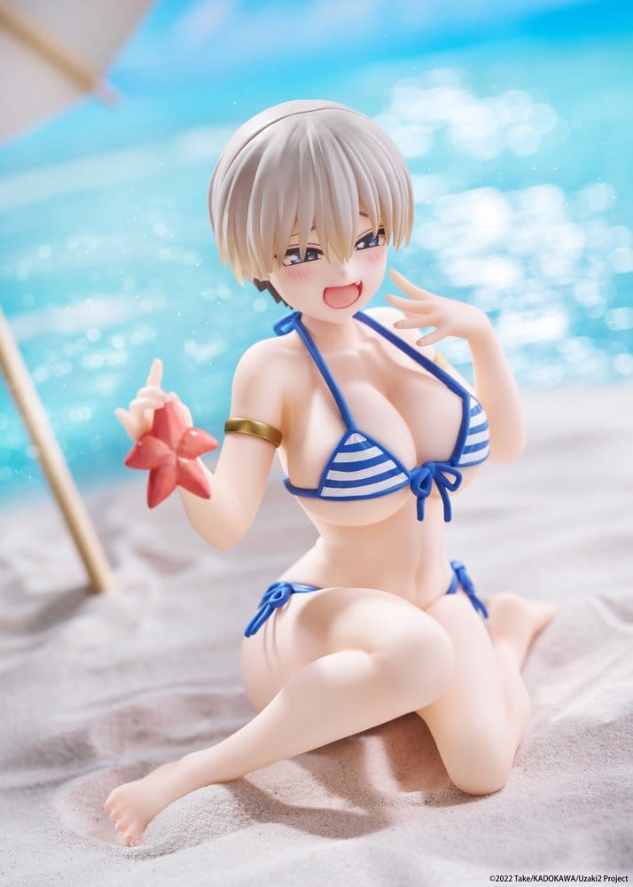 Uzaki-chan Wants to Hang Out! Desktop Cute PVC Figure Hana Uzaki (Swim wear Ver.) 13 cm - Damaged packaging DS Modellismo Uzaki-chan Wants to Hang Out! Desktop Cute - vista 2