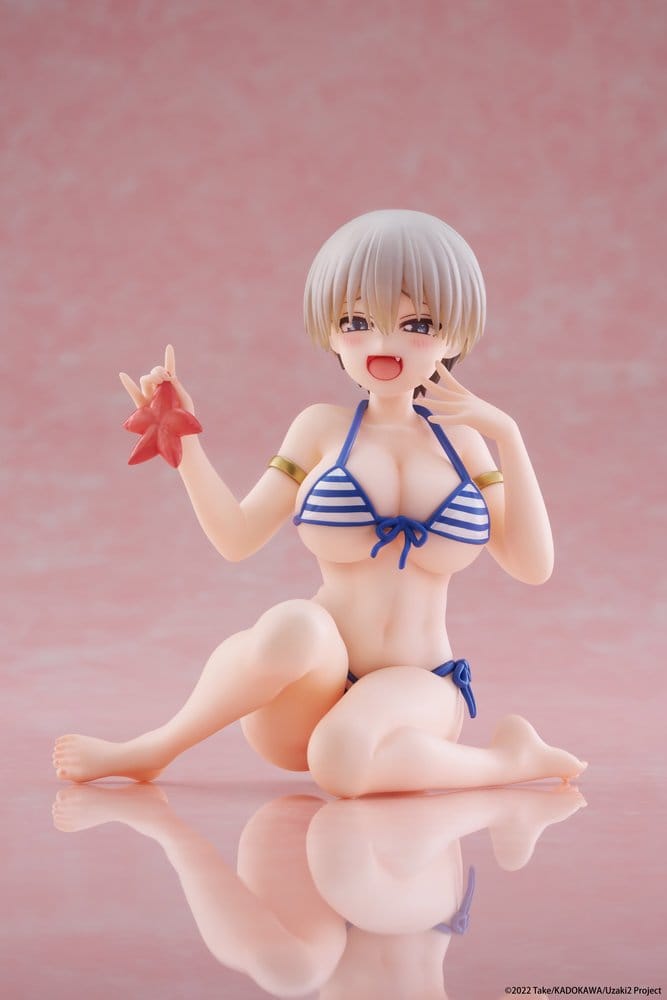 Uzaki-chan Wants to Hang Out! Desktop Cute PVC Figure Hana Uzaki (Swim wear Ver.) 13 cm - Damaged packaging DS Modellismo Uzaki-chan Wants to Hang Out! Desktop Cute - vista 4